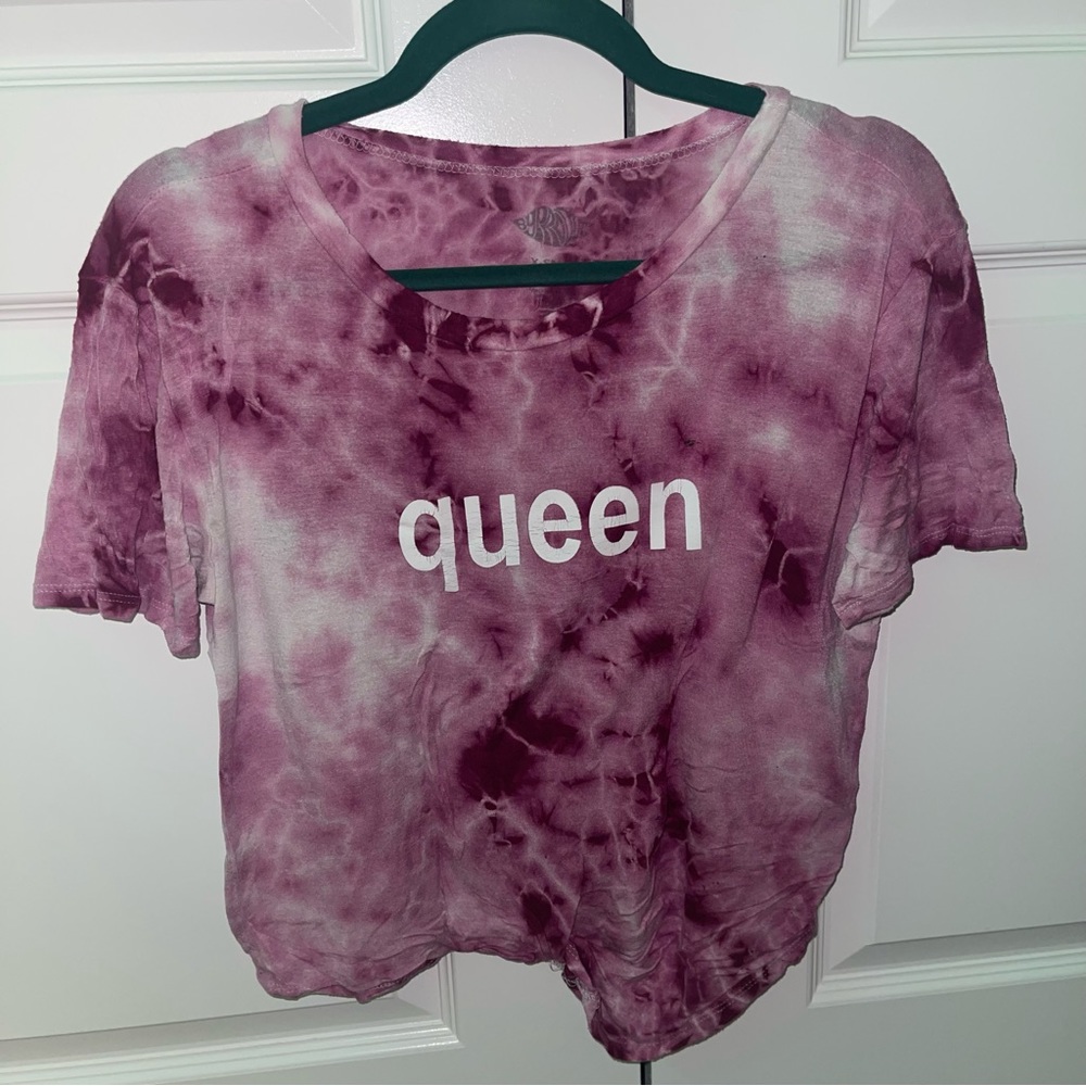 Queen Purple Tie Dye Women’s T-Shirt